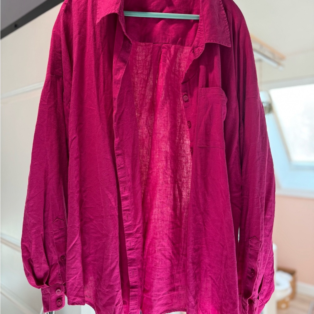 Torrid Fuchsia Blouse